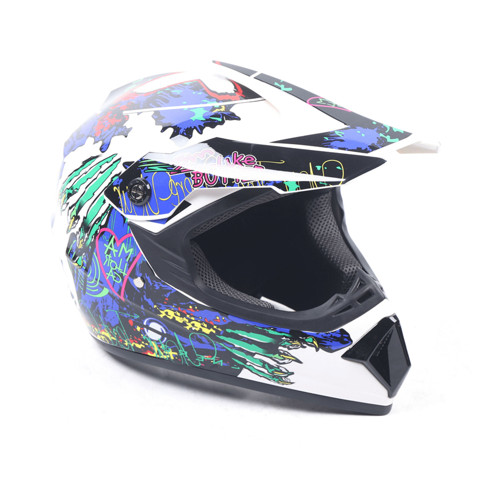 DOT Motorcycle Helmet for Adult, Motorcycle Helmet with Goggles & Gloves for Motocross Off-Road Racing ATV Dirt Bike