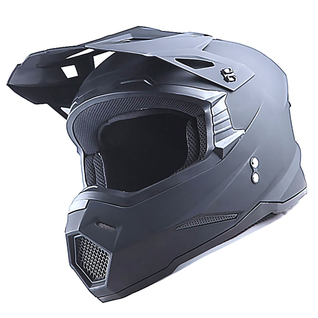 1Storm Adult Motocross Helmet BMX MX ATV Dirt Bike Helmet Racing Style HF801; Sonic Red