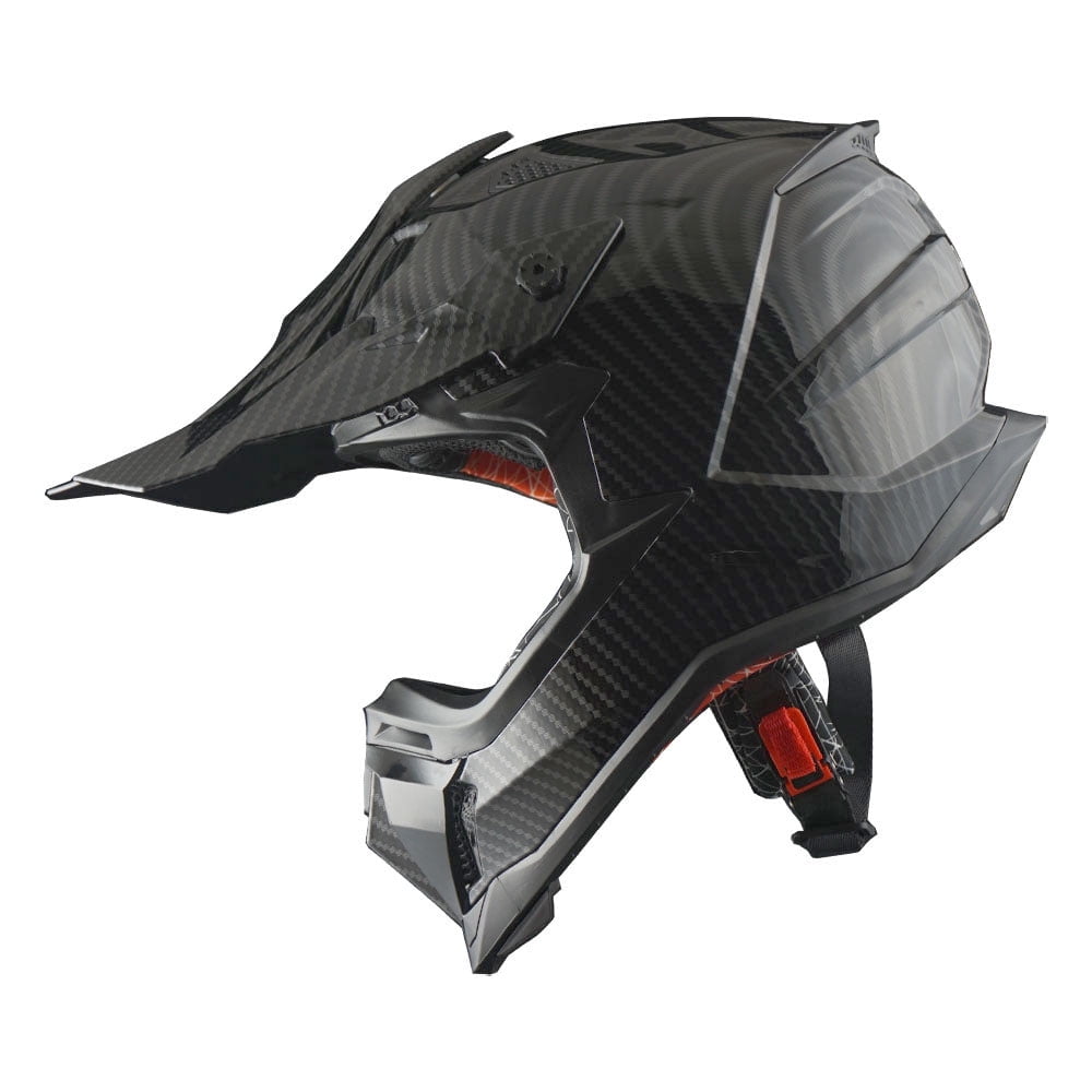 1Storm Adult Motocross Helmet ATV Dirt Bike BMX MX Downhill Mountain Helmet Track Style JH601; Matt Black