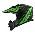 1Storm Adult Motocross Helmet BMX MX ATV Dirt Bike Downhill Mountain Bike Helmet Racing Style H637; Storm Green