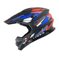 1Storm Motocross Adult Helmet Downhill Mountain Bike Helmet BMX MX ATV Dirt Bike Storm Style HF803; Storm Black