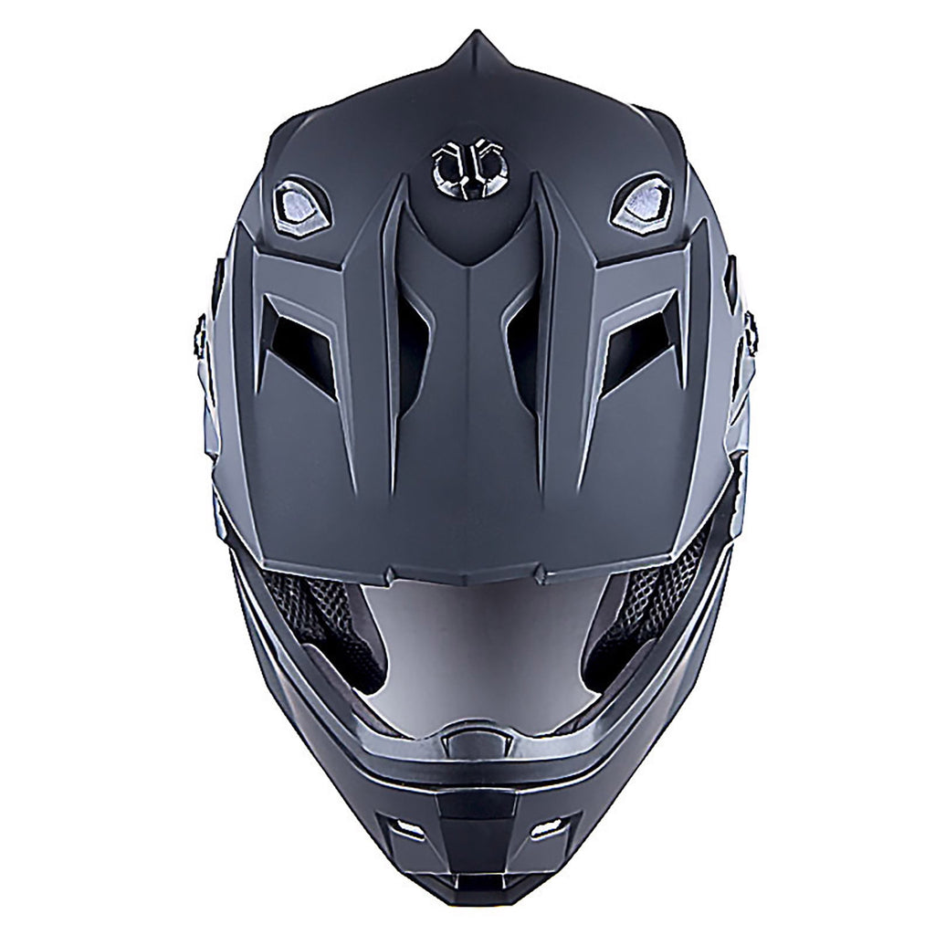 1Storm Adult Motocross Helmet BMX MX ATV Dirt Bike Helmet Racing Style HF801; Sonic Red