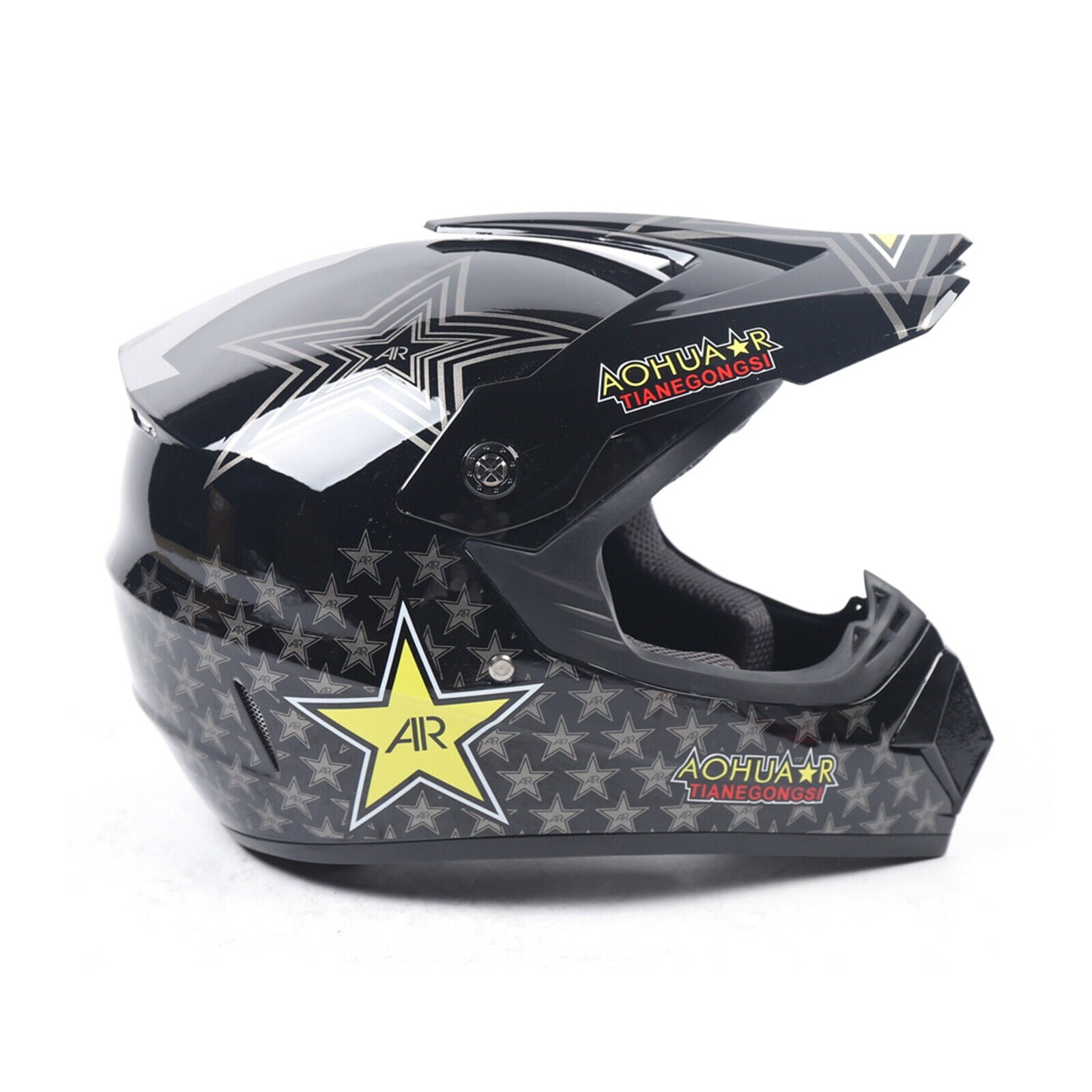 Motocross Helmet Dirt Bike ATV Motorcycle Helmet Road Downhill Motorbike Full Face Helmets Gift MTB Racing Helmet Protector Muti-Color Helmet Set Goggles Off-Road Racing Bike Motocross Protector