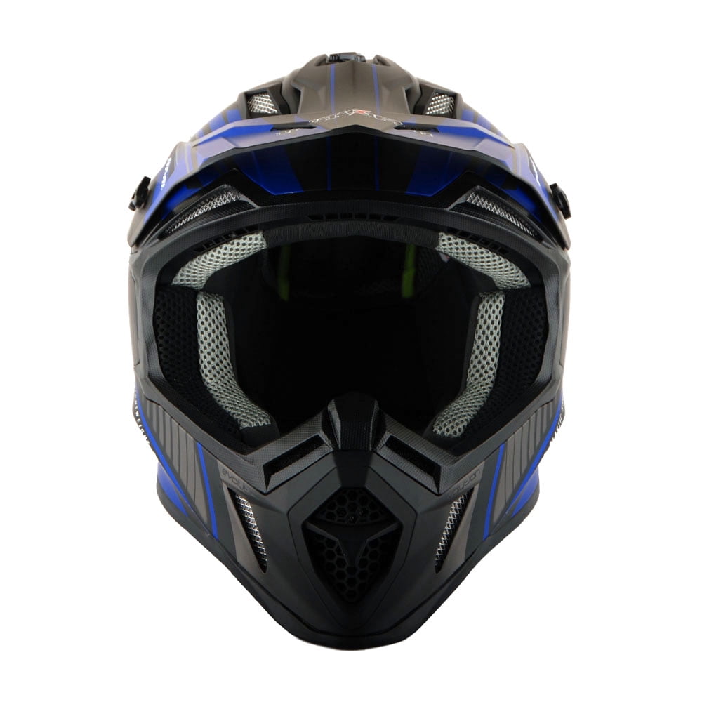 1Storm Adult Motocross Helmet BMX MX ATV Dirt Bike Downhill Mountain Bike Helmet Racing Style H637; Storm Green