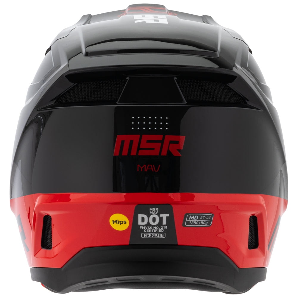 MSRâ„?Mav Sensor Dirt Bike Motocross Helmet w/ MIPS X-Large Black/Red