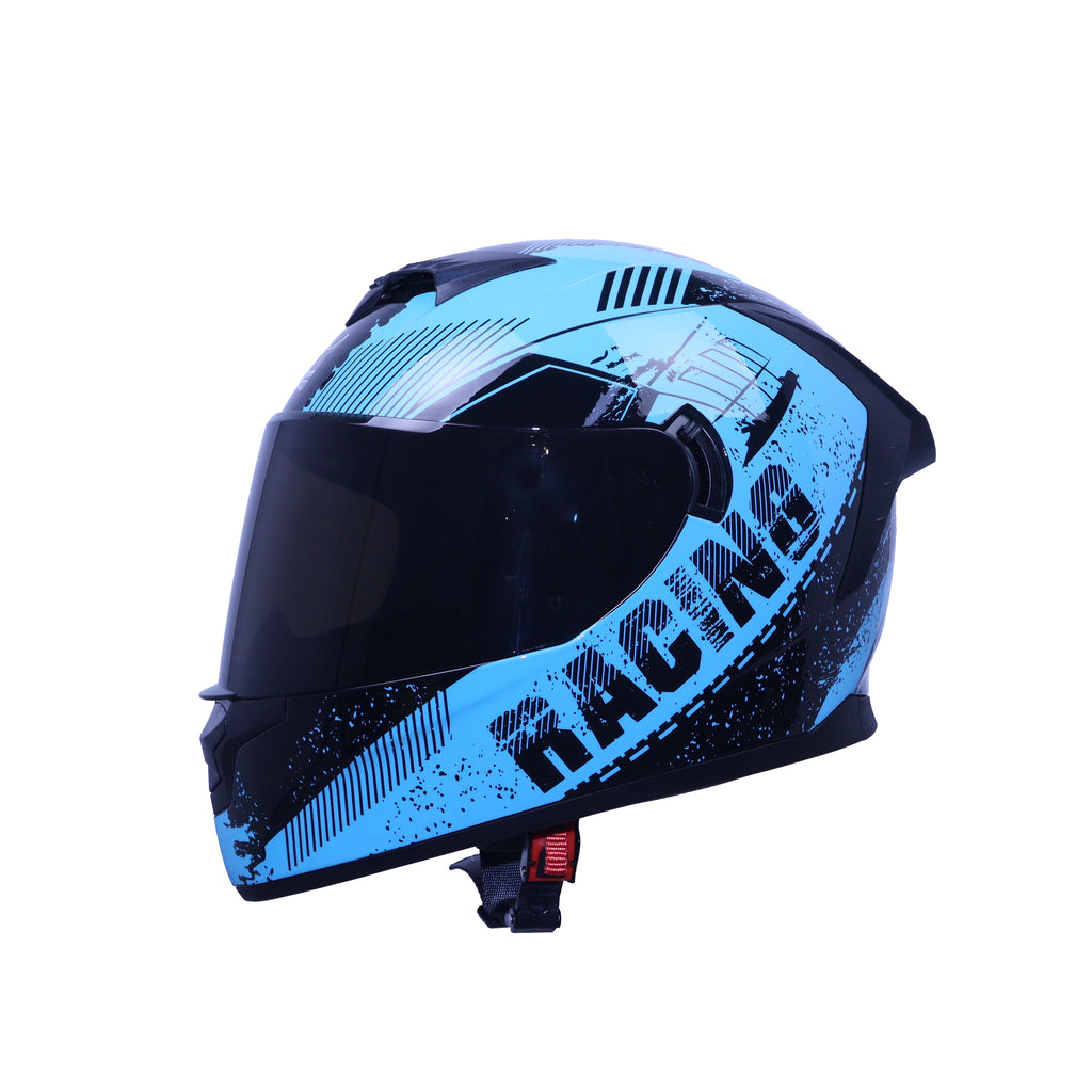 shamofeng Full-Face Adult Motorcycle Helmet, Motocross ATV Offroad Dirt Bike Helmet DOT Approved, L Size