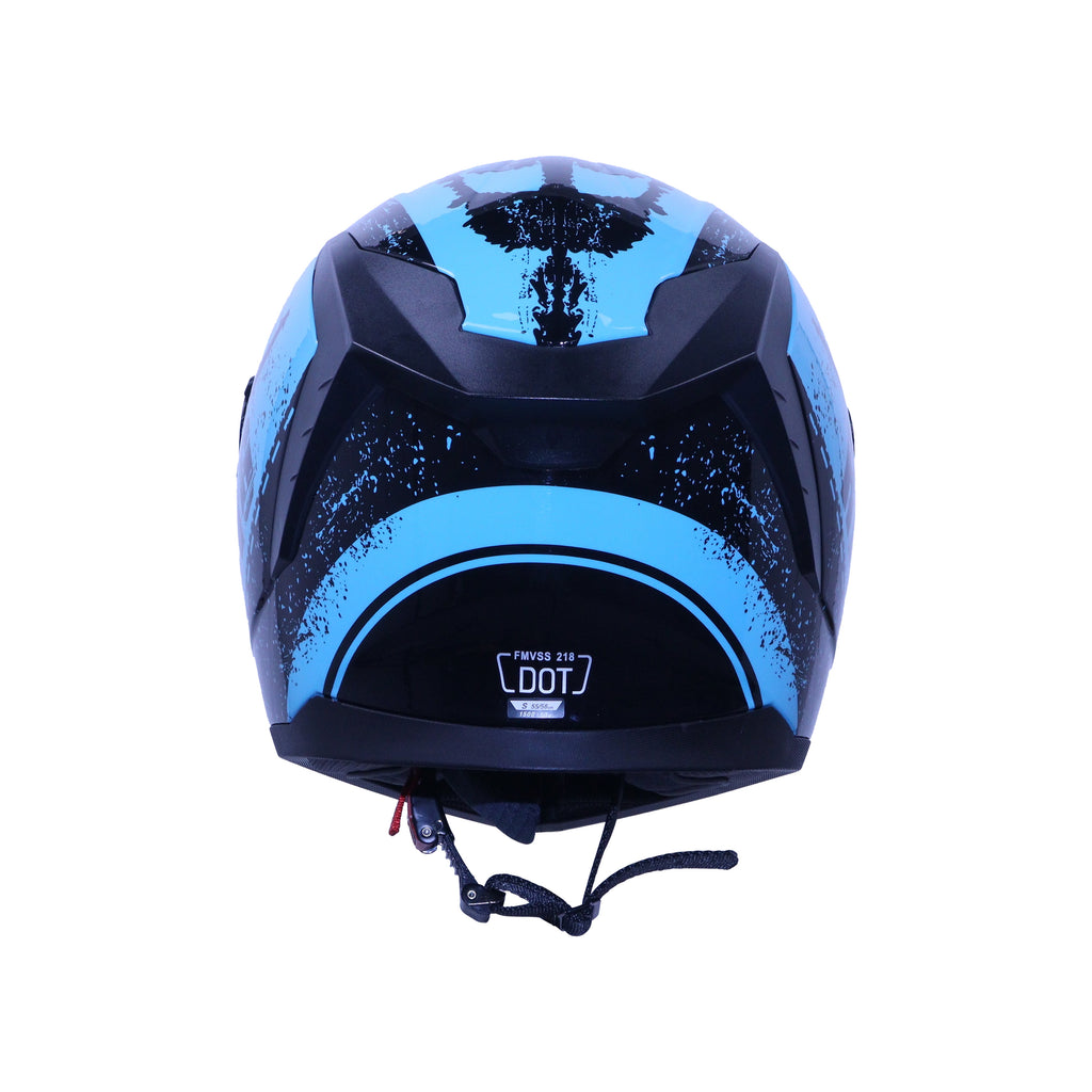 shamofeng Full-Face Adult Motorcycle Helmet, Motocross ATV Offroad Dirt Bike Helmet DOT Approved, L Size