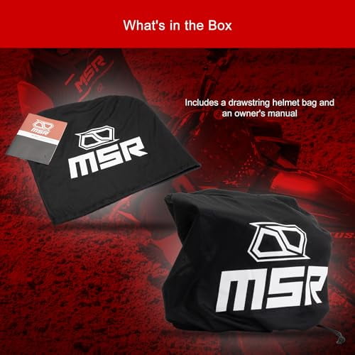 MSRâ„?Mav Sensor Dirt Bike Motocross Helmet w/ MIPS Medium Black/Grey