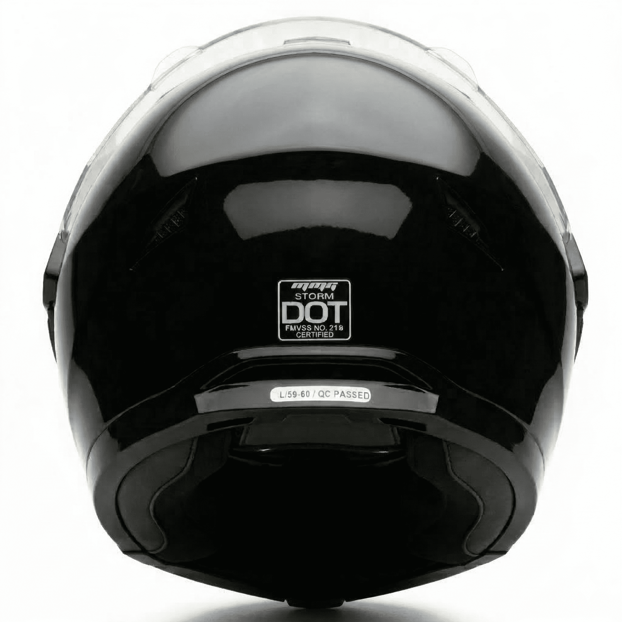 Adult Motorcycle Dual Sport Off-Road Full-Face Helmet DOT â€?Gloss Black (Medium) Model 23