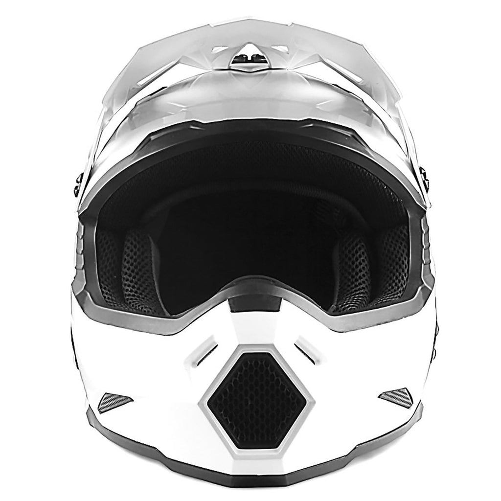 1Storm Adult Motocross Helmet BMX MX ATV Dirt Bike Helmet Racing Style HF801; Sonic Red