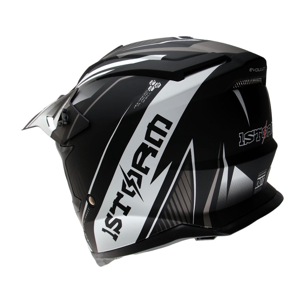 1Storm Adult Motocross Helmet BMX MX ATV Dirt Bike Downhill Mountain Bike Helmet Racing Style H637; Storm Green