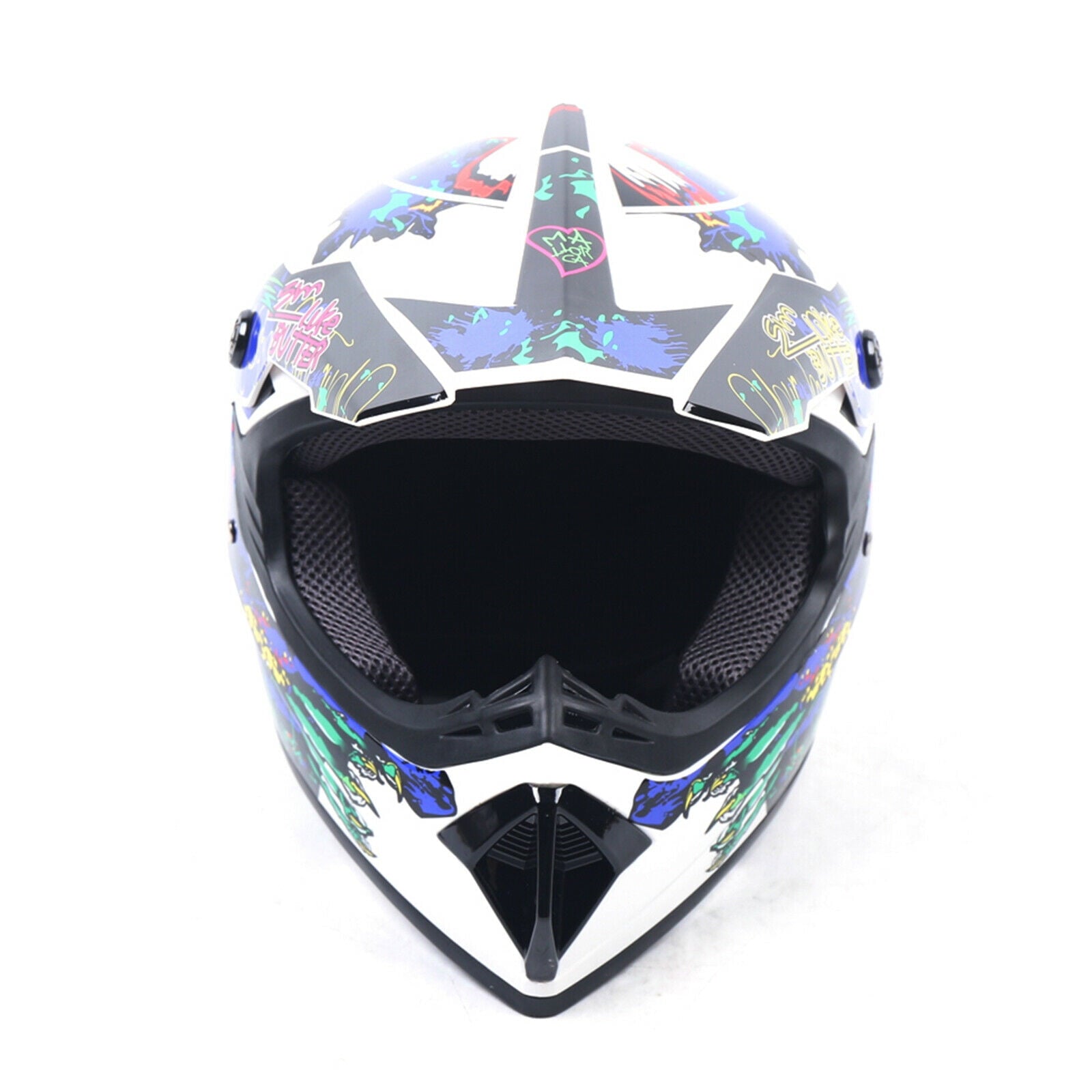 DOT Motorcycle Helmet for Adult, Motorcycle Helmet with Goggles & Gloves for Motocross Off-Road Racing ATV Dirt Bike