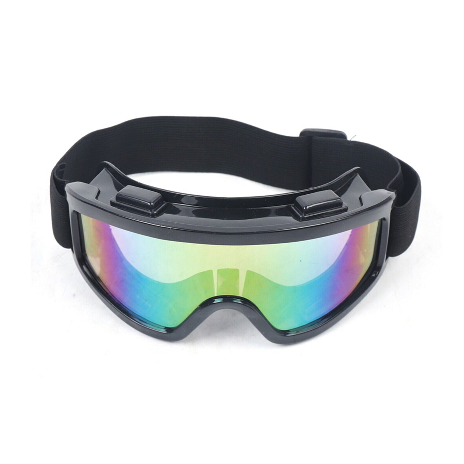 Youth Offroad Gear Combo Black ABS Plastic Matte Motocross Impact Resistant Helmet