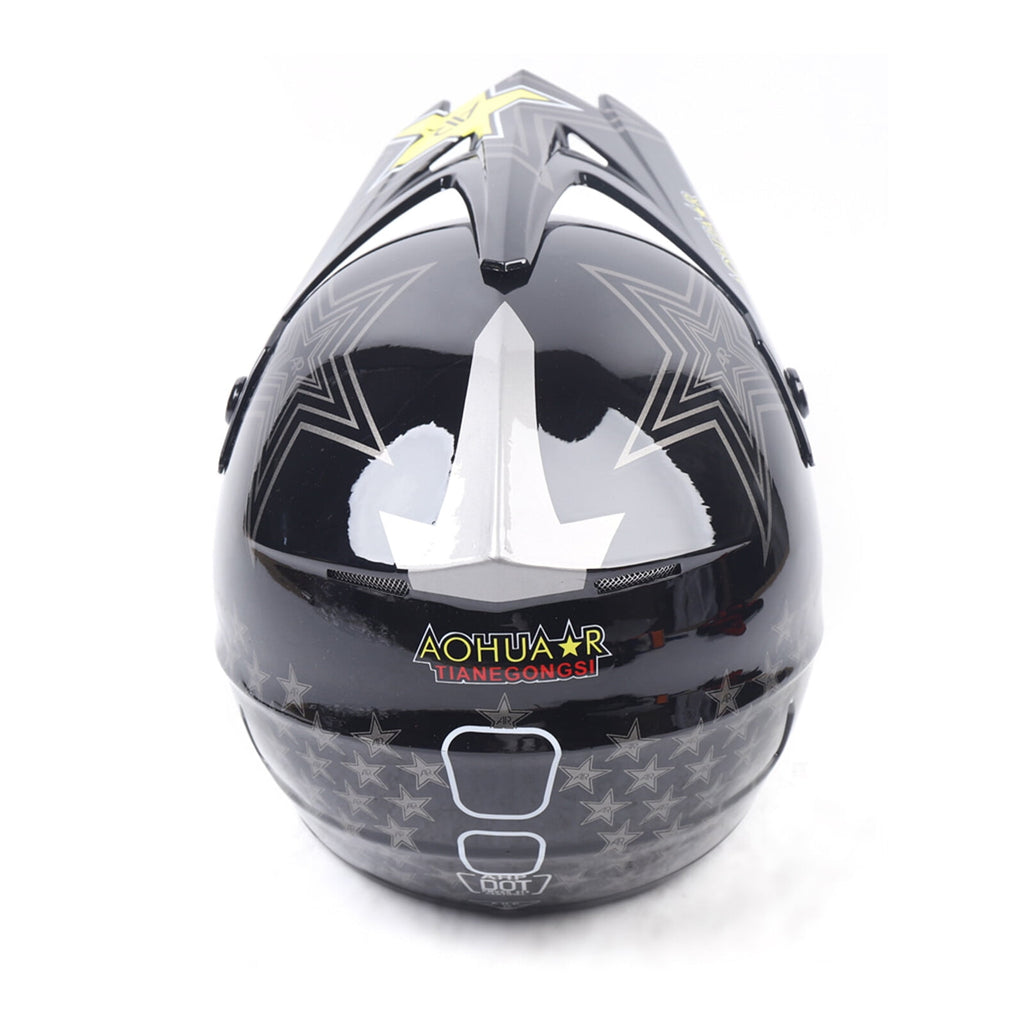 Adult ATV Motocross Dirt Bike Motorcycle Off-Road Helmet w/ Goggles Gloves