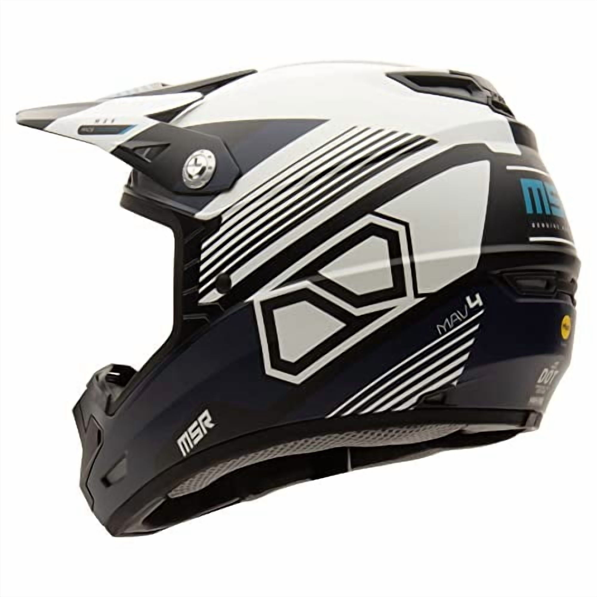 MSR Mav4 Sensor Helmet w/MIPS (Small, Navy) Motorcycle Off Road Dirt Bike