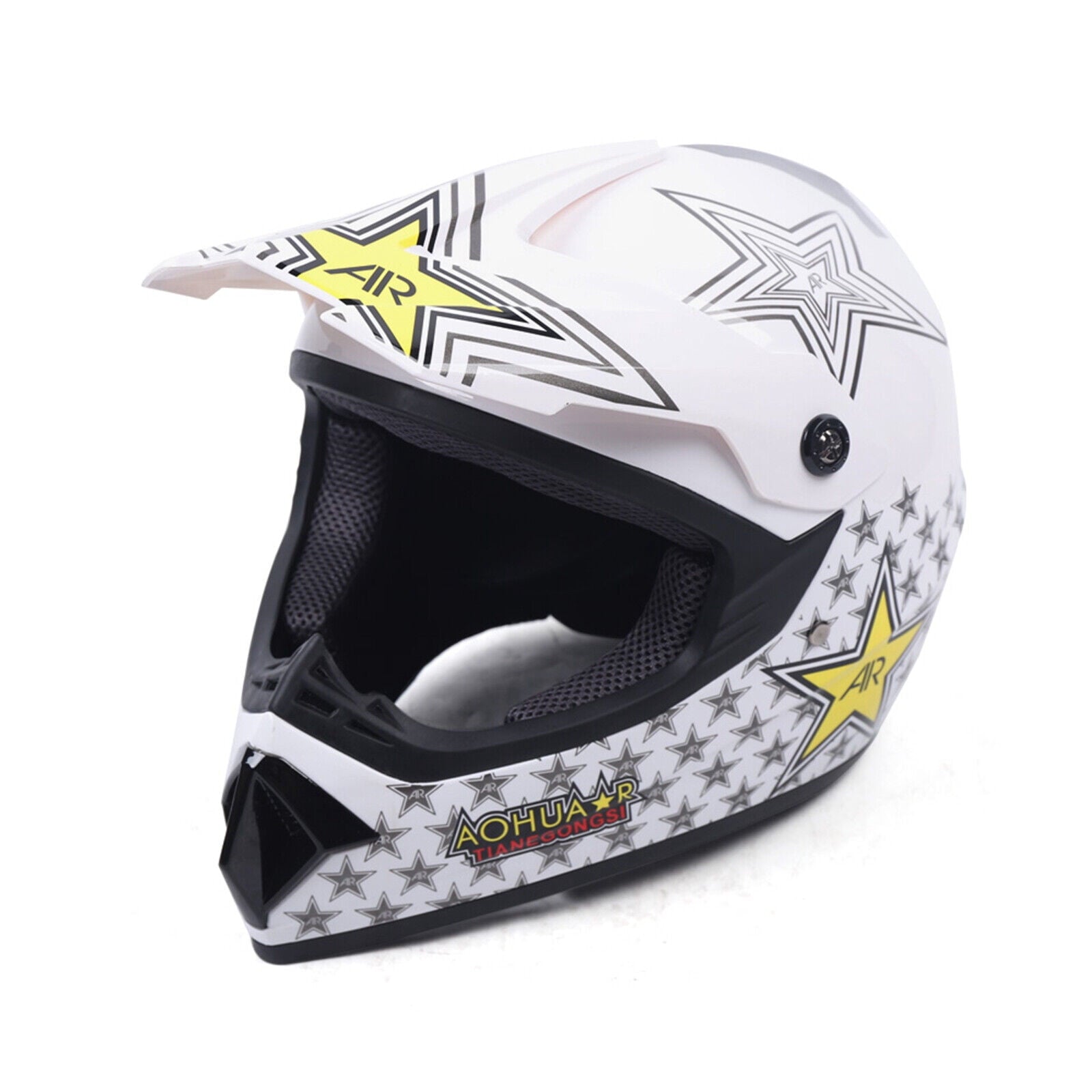 DOT Motorcycle Helmet for Adult, Motorcycle Helmet with Goggles & Gloves for Motocross Off-Road Racing ATV Dirt Bike