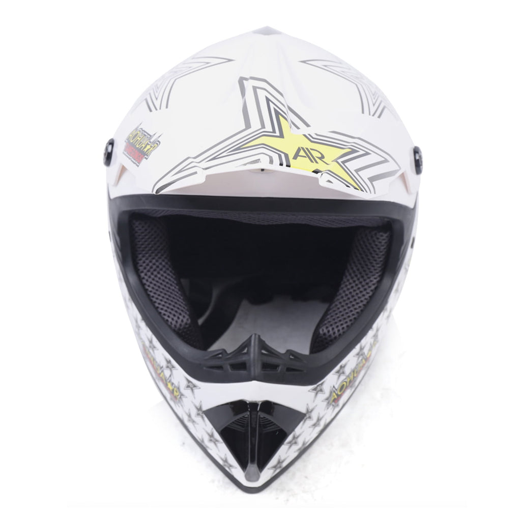 Youth Kids Motocross Helmets Offroad Helmet Gloves Goggles DOT Certification Motocross Helmet Motorcycle ATV Dirt Bike (Fashion 3 L)