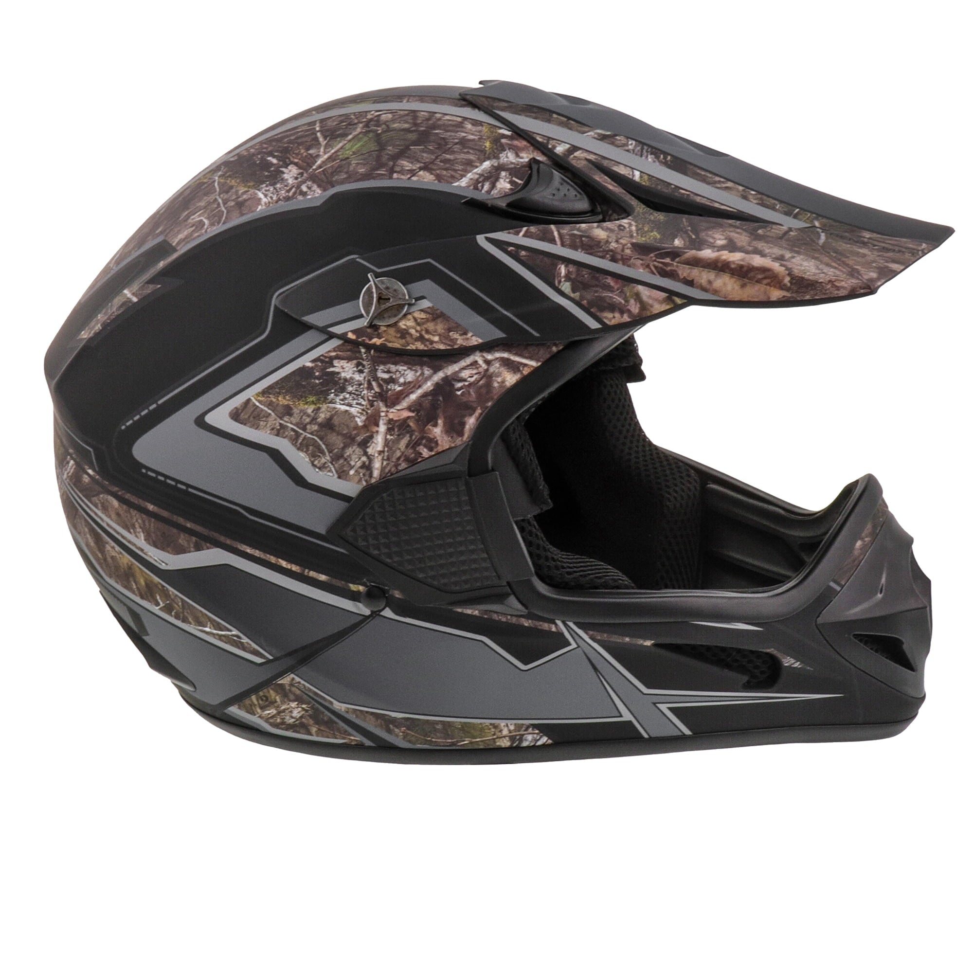 Adult Frenzy Mossy Oak Mx Off-Road Motocross ATV Dirt Bike Helmet Dot Approved Size: Medium