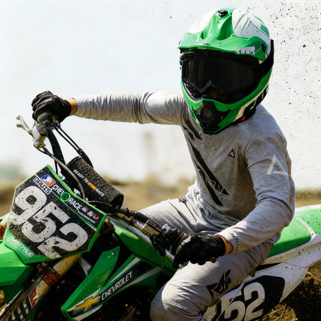 ROOZO Youth Dirt Bike Helmet â€?DOT Certified Full Face Motorcycle Helmet with Goggles & Gloves