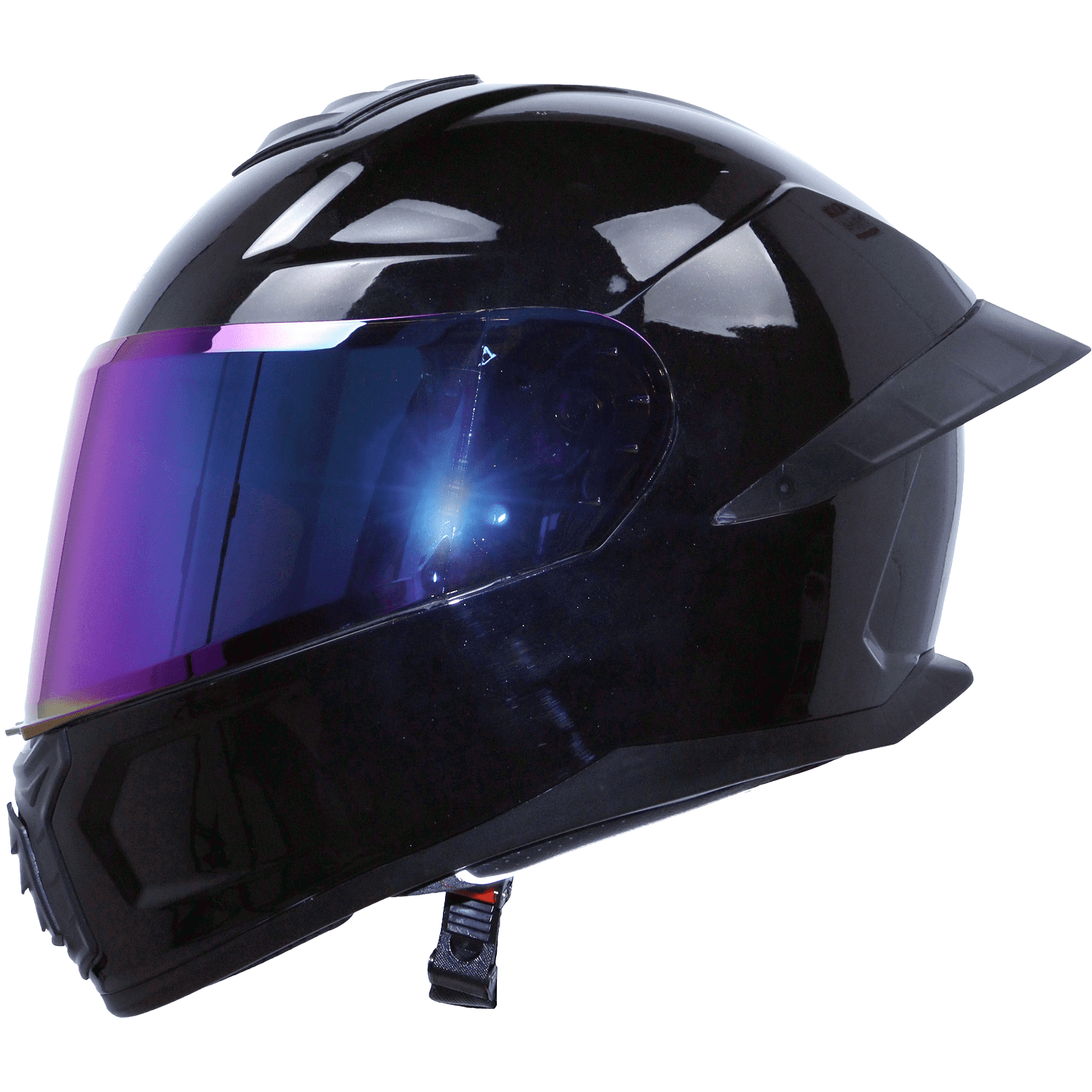 Full-Face Motorcycle Helmet, Adult Motocross ATV Offroad Dirt Bike Helmet DOT Approved, Light Black, S Size