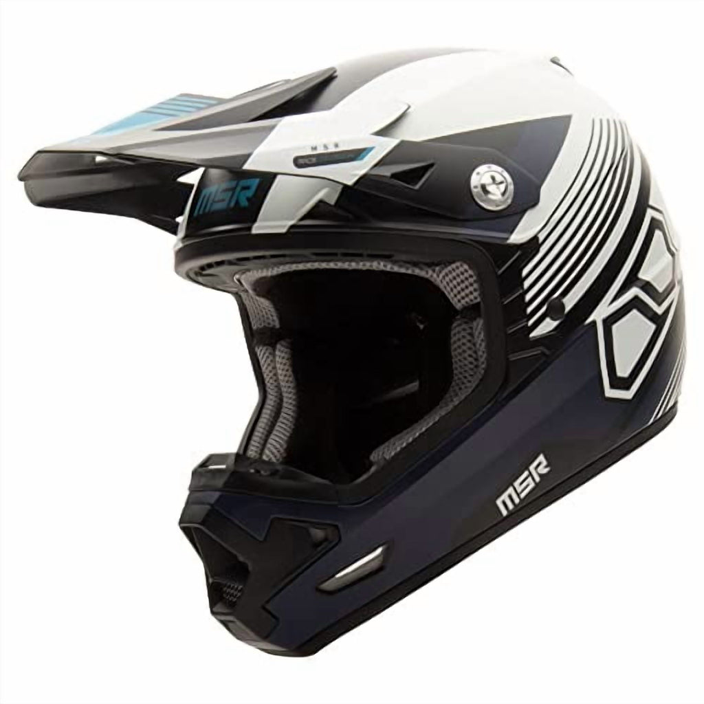 MSR Mav4 Sensor Helmet w/MIPS (Medium, Navy) Motorcycle Off Road Dirt Bike