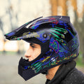 Motorcycle Helmet with Gloves, Motorcycle Helmet Set, Motocross Helmet Kit