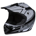 Youth Frenzy MX Off-Road Helmet, Black/Grey, Youth Medium