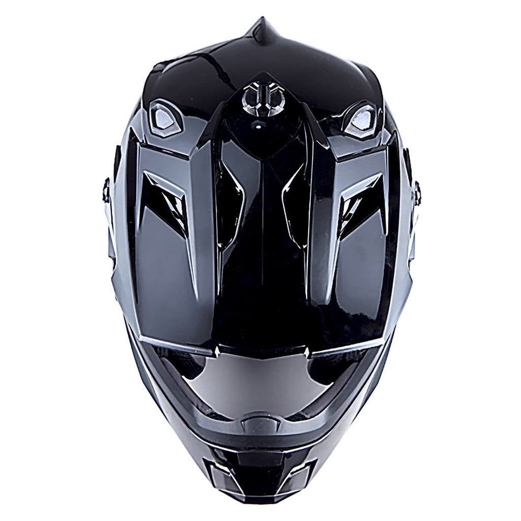 1Storm Adult Motocross Helmet BMX MX ATV Dirt Bike Helmet Racing Style HF801; Sonic Red