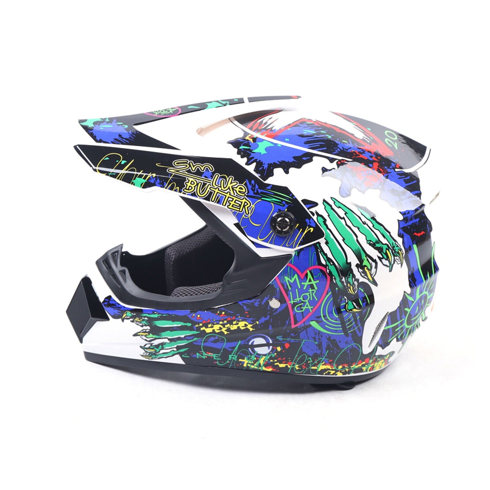 Adult Helmet &Gloves &Goggles for Dirt Bike DOT Motorcycle Motocross MX ATV