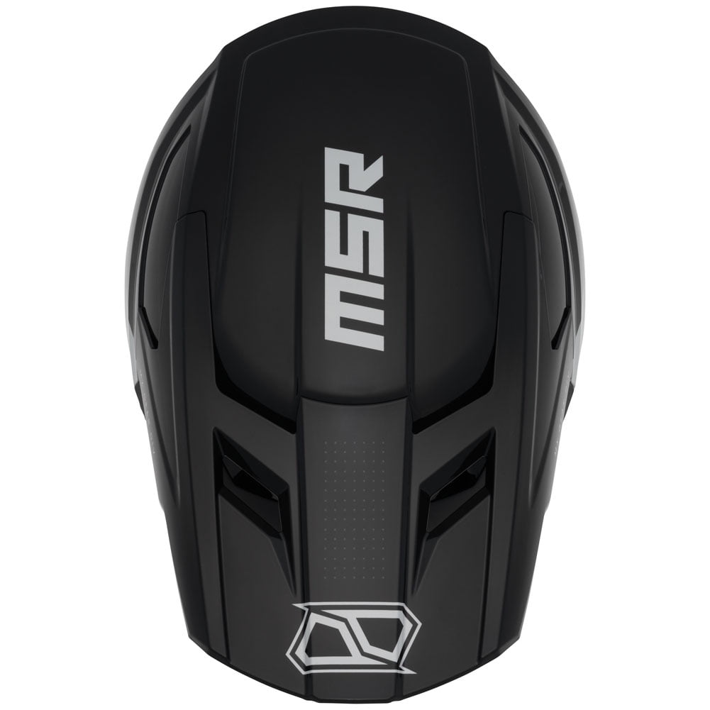 MSRâ„?Mav Sensor Dirt Bike Motocross Helmet w/ MIPS X-Large Black/Grey