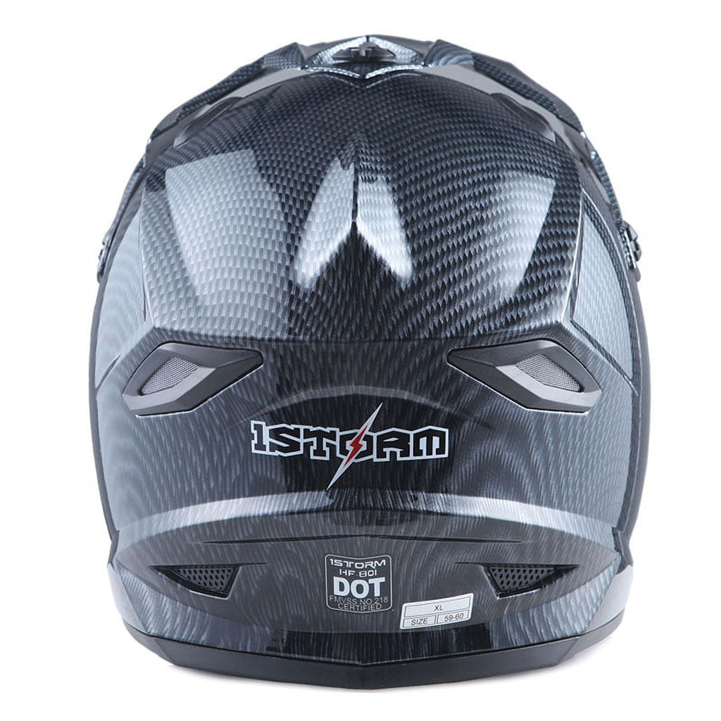 1Storm Motocross Adult Helmet ATV Dirt Bike BMX MX Helmet F801CLS Racing Style Sonic Orange