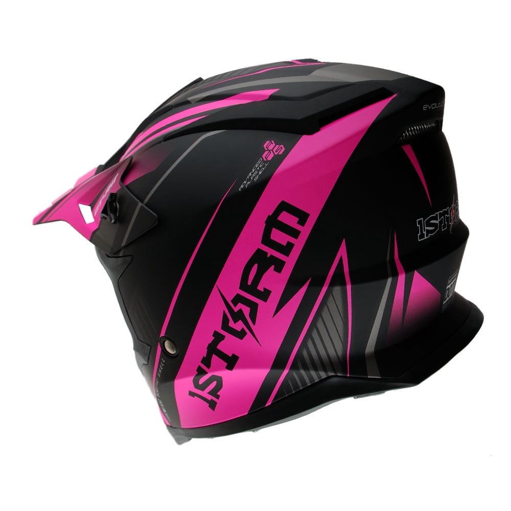 1Storm Adult Motocross Helmet BMX MX ATV Dirt Bike Downhill Mountain Bike Helmet Racing Style H637; Storm Green