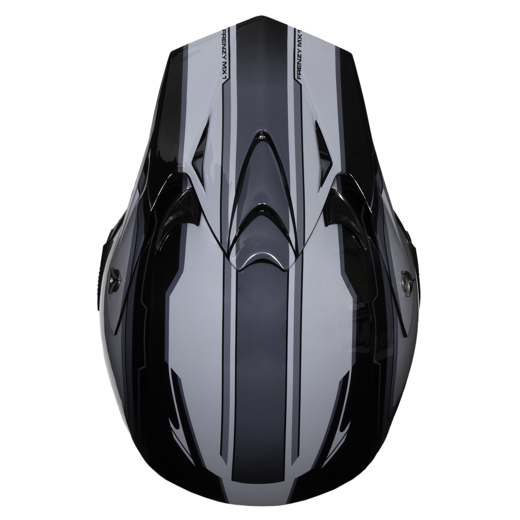 (2 pack) Fuel Helmets Adult Frenzy Off Road Helmet Blk/gry Xl