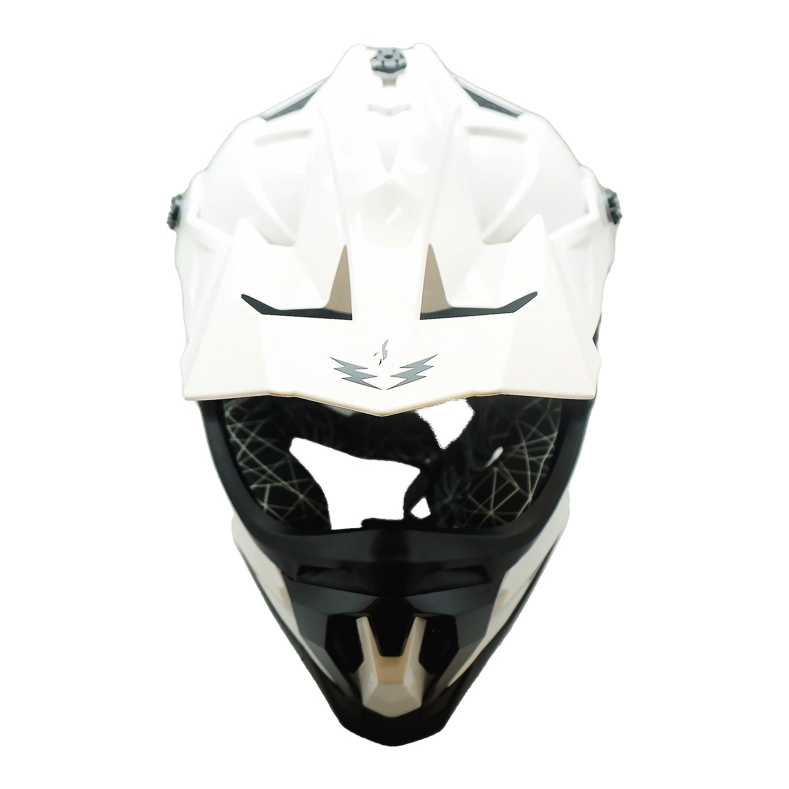 1Storm Adult Motocross Helmet ATV Dirt Bike BMX MX Downhill Mountain Helmet Track Style JH601; Matt Black
