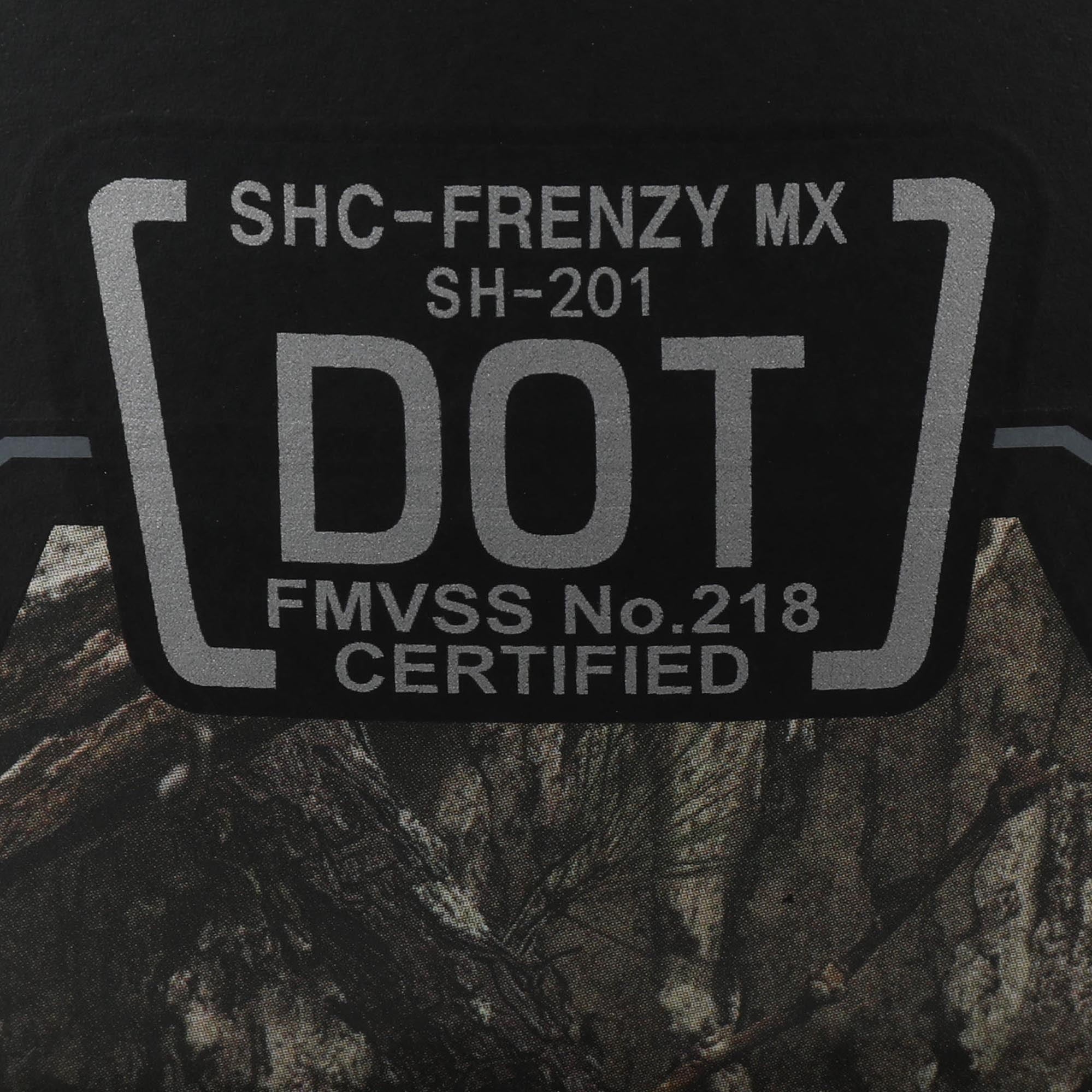 Adult Frenzy Mossy Oak MX Off-Road Motocross, ATV, Dirt Bike Helmet, DOT Approved Size: Large