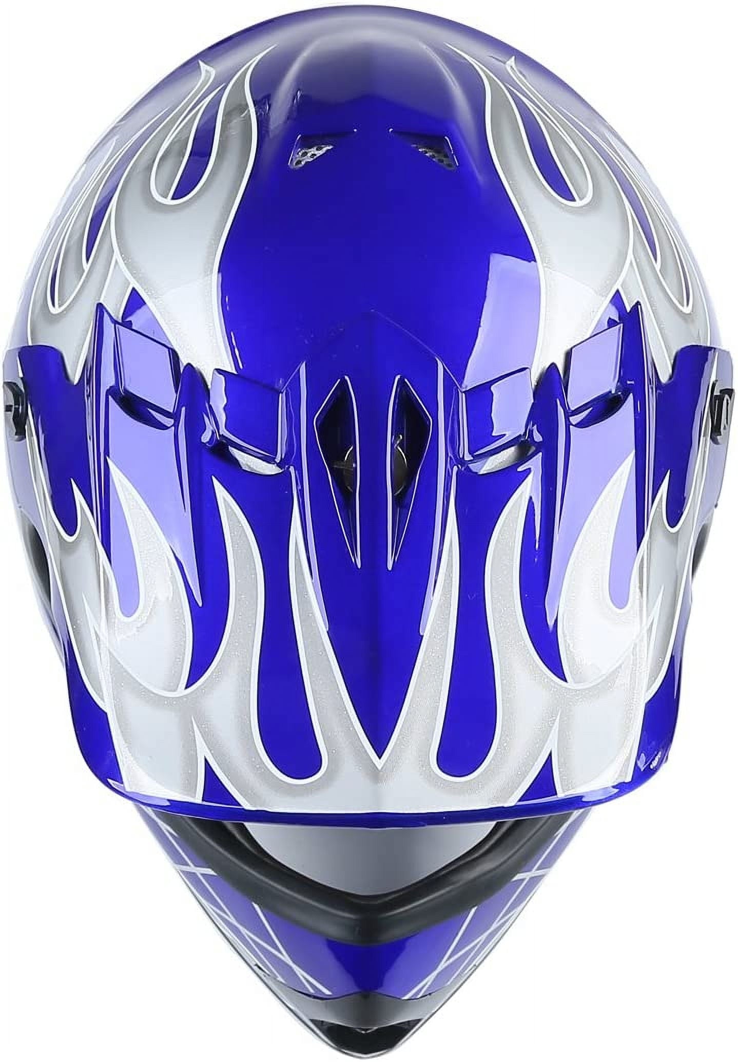 Youth Kids Motocross Offroad Street Dirt Bike Helmet W/Goggles Gloves ATV Mx Skull Helmet