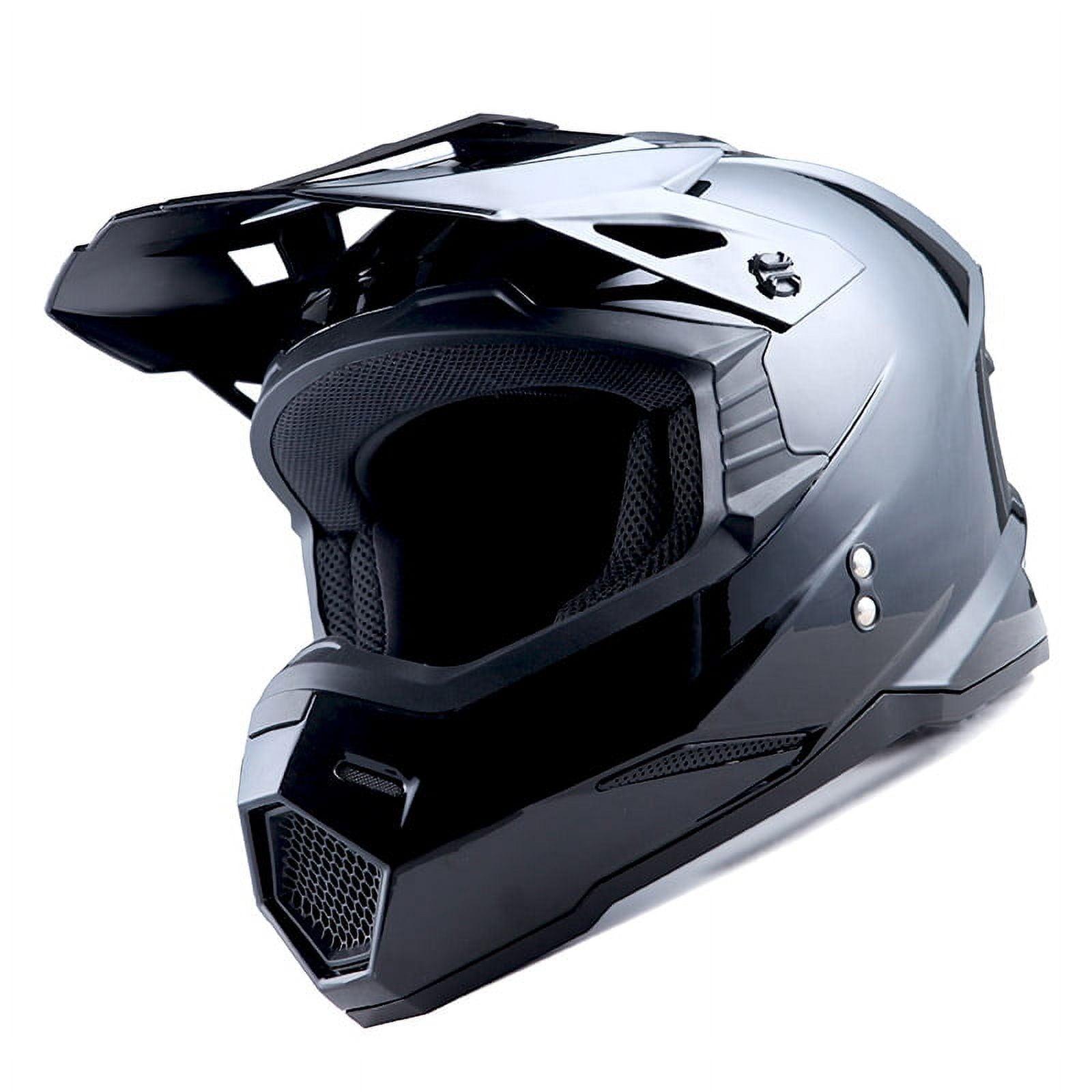 1Storm Motocross Adult Helmet ATV Dirt Bike BMX MX Helmet F801CLS Racing Style Sonic Orange