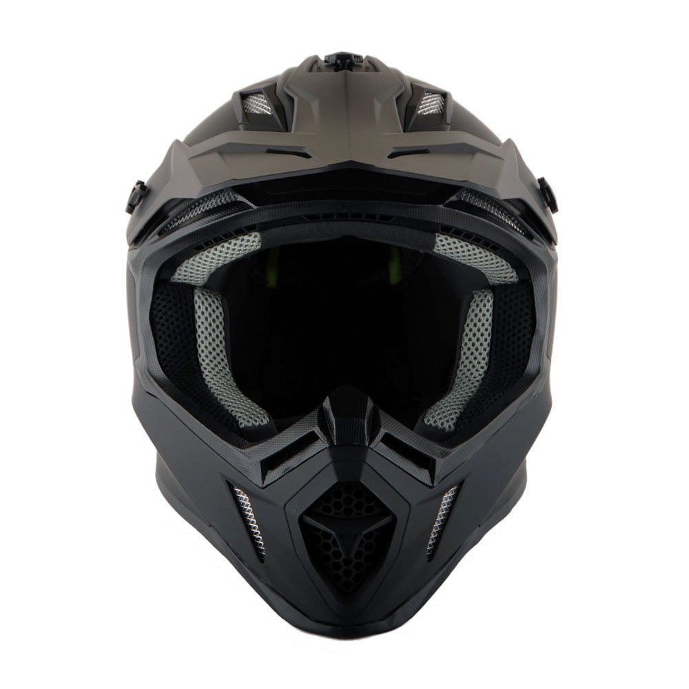 1Storm Adult Motocross Helmet BMX MX ATV Dirt Bike Downhill Mountain Bike Helmet Racing Style H637; Storm Green