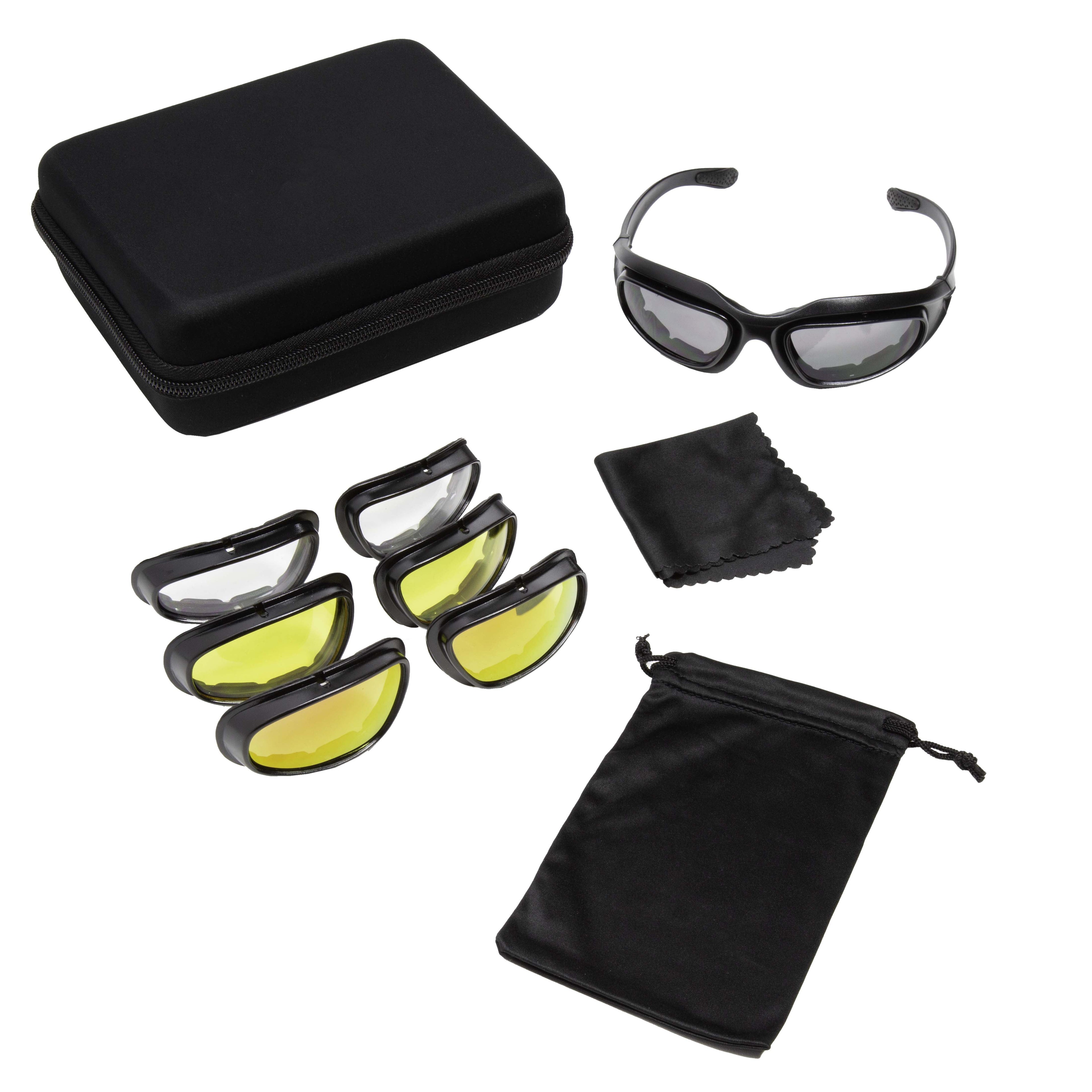 FUEL Adult MX ATV Off-Road Premium Riding Glasses Kit for Motorcycle Moped Cruiser Scooter