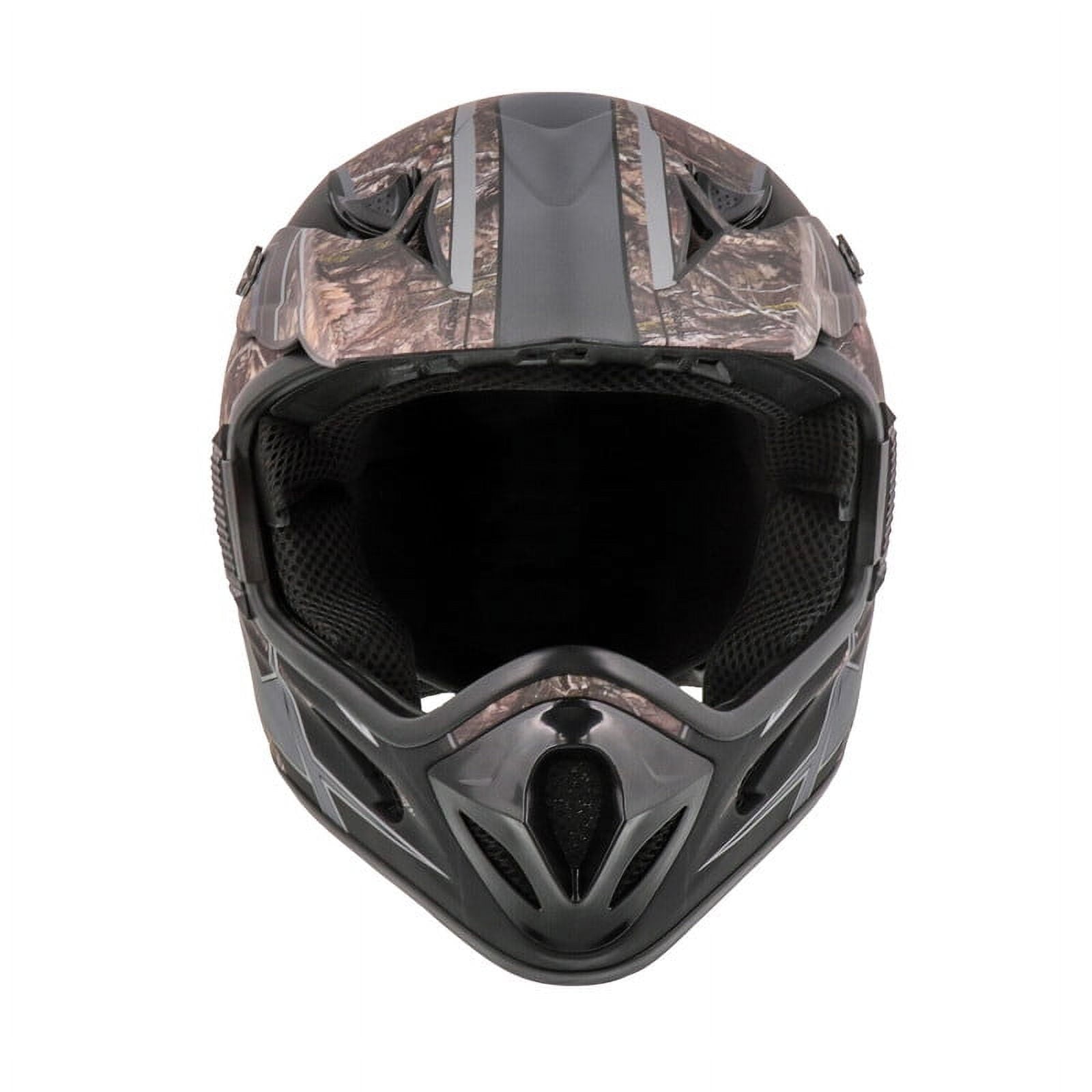 Adult Frenzy Mossy Oak MX Off-Road Motocross, ATV, Dirt Bike Helmet, DOT Approved Size: Large