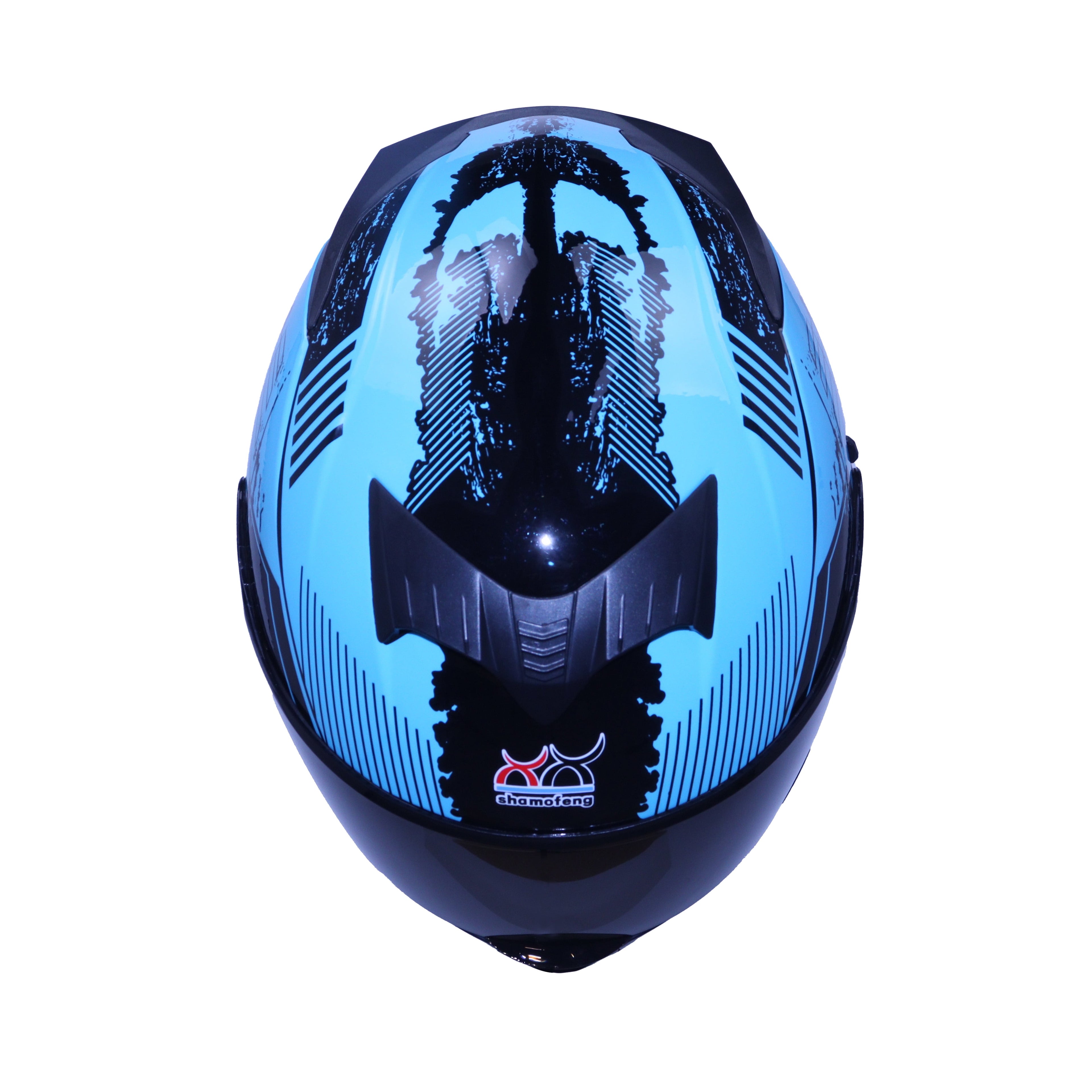 shamofeng Full-Face Adult Motorcycle Helmet, Motocross ATV Offroad Dirt Bike Helmet DOT Approved, L Size