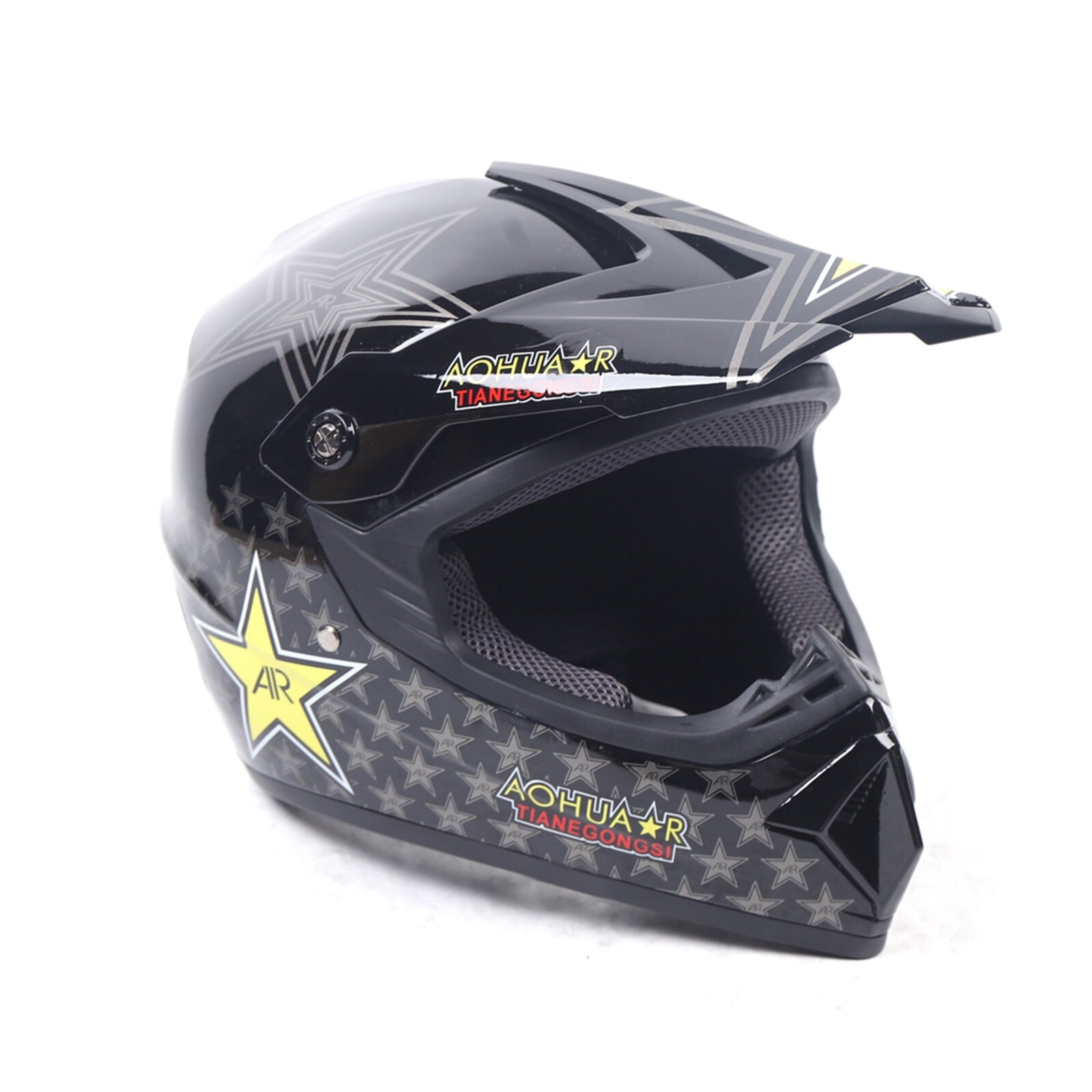 Adult ATV Motocross Dirt Bike Motorcycle Off-Road Helmet w/ Goggles Gloves