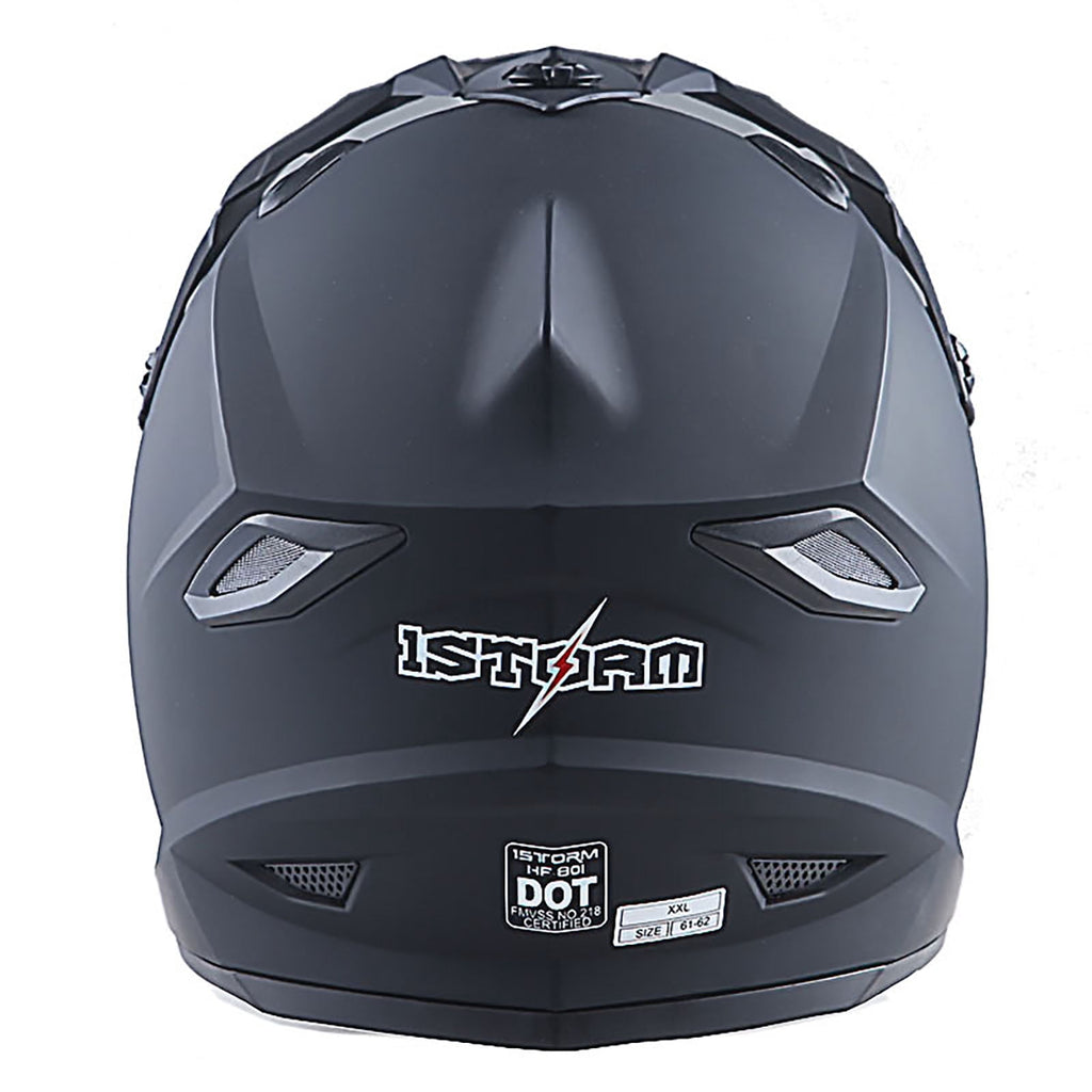 1Storm Motocross Adult Helmet ATV Dirt Bike BMX MX Helmet F801CLS Racing Style Sonic Orange