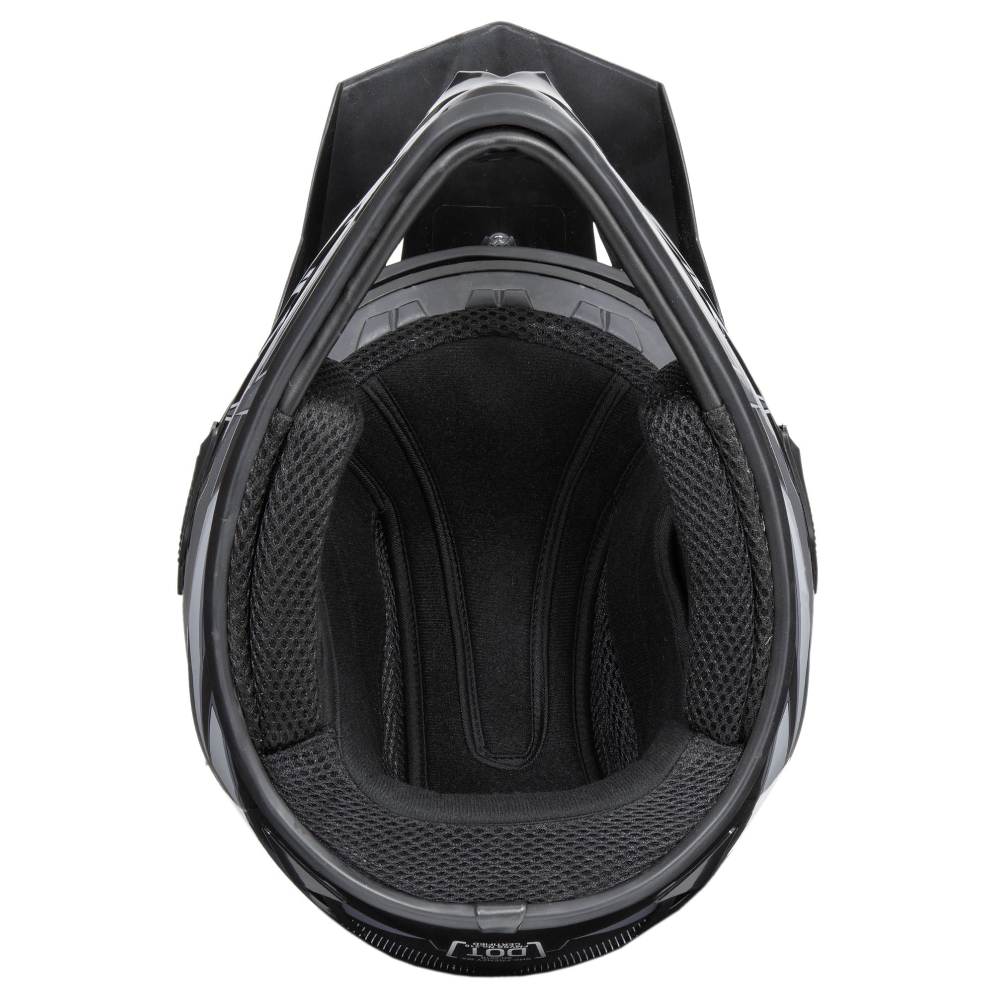 (2 pack) Fuel Helmets Adult Frenzy Off Road Helmet Blk/gry Xl