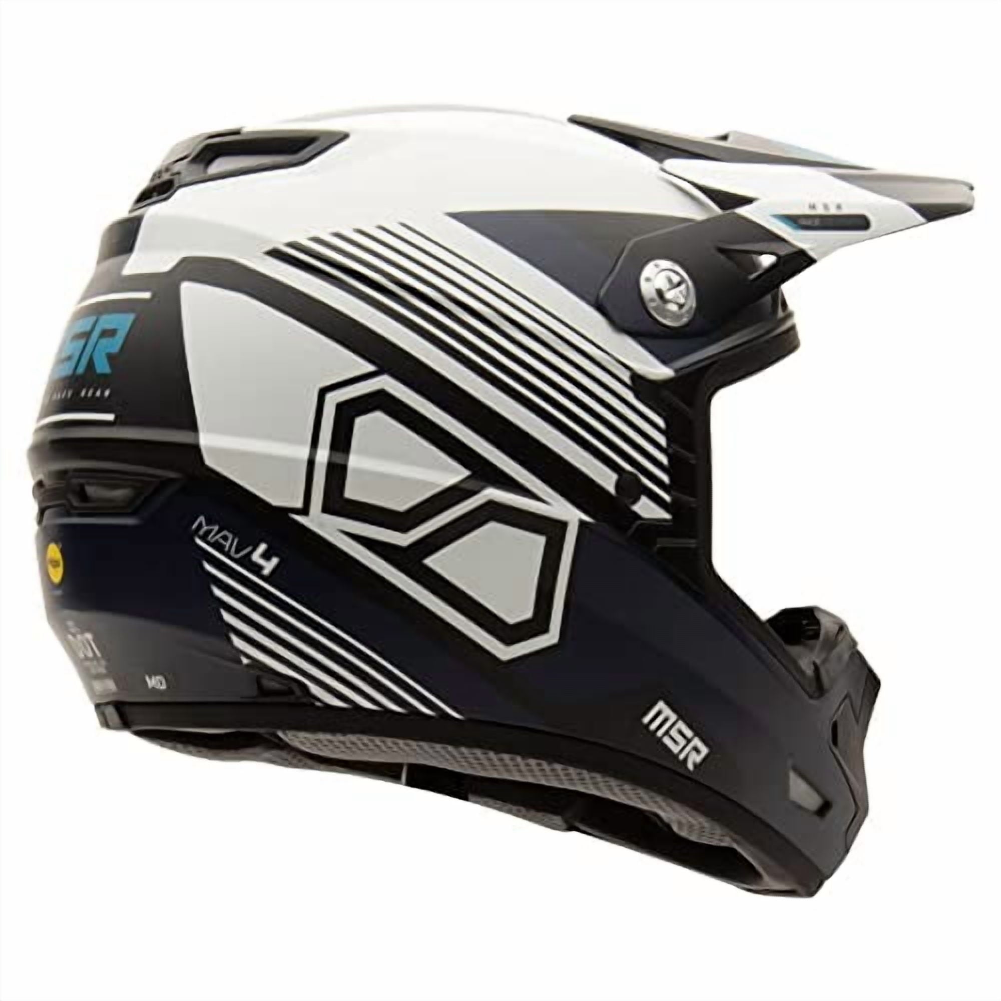 MSR Mav4 Sensor Helmet w/MIPS (X-Large, Navy) Dirt Bike Motorcyle Off Road