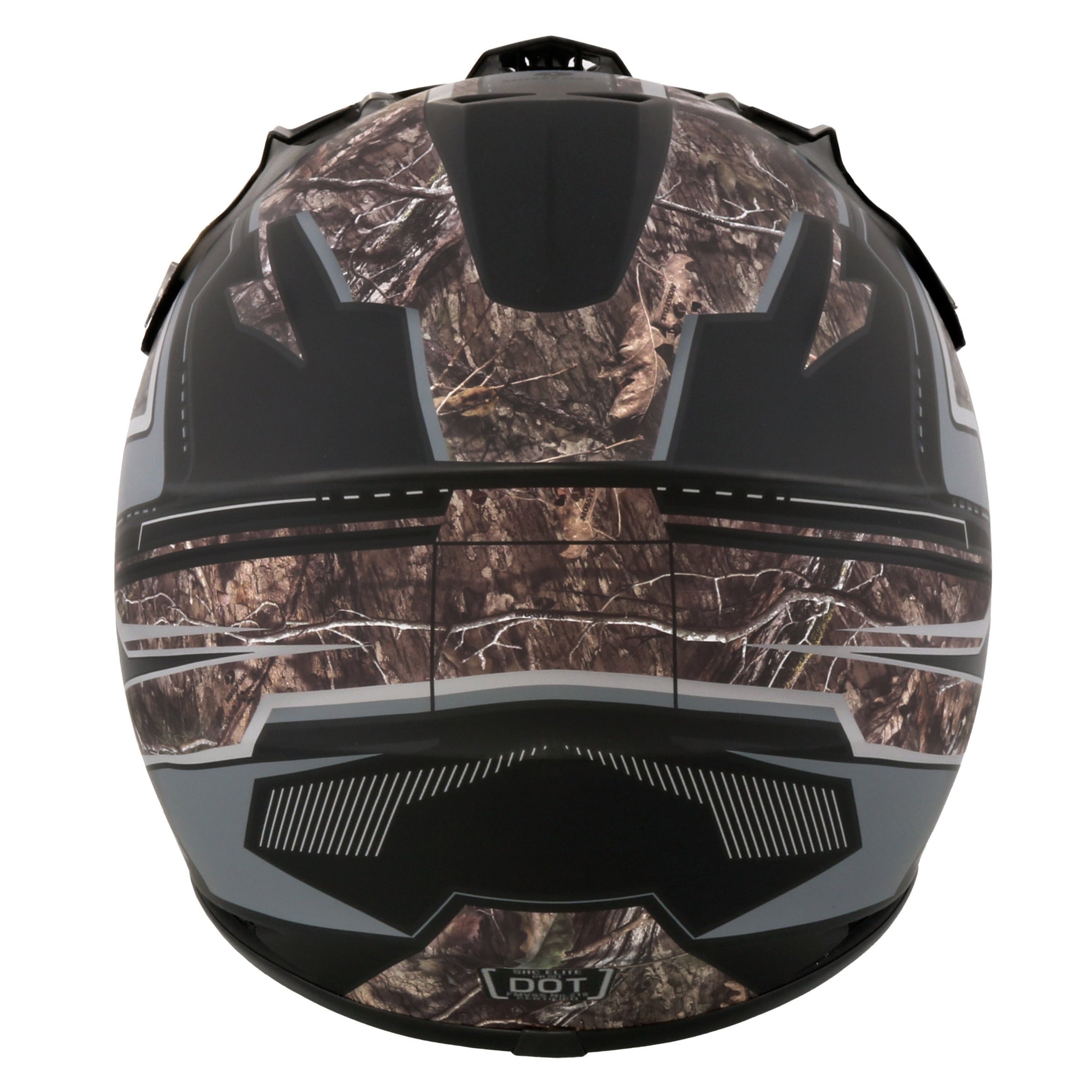 Youth Frenzy Mossy Oak Camo Mx off-road Motocross, ATV, Dirt Bike Helmet, Dot Approved - Large